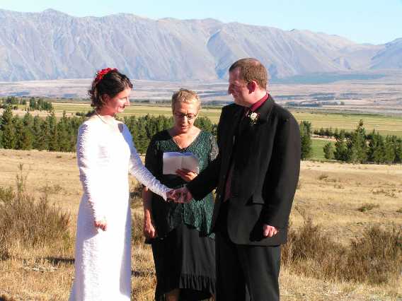 Married among the mountains, April 2006