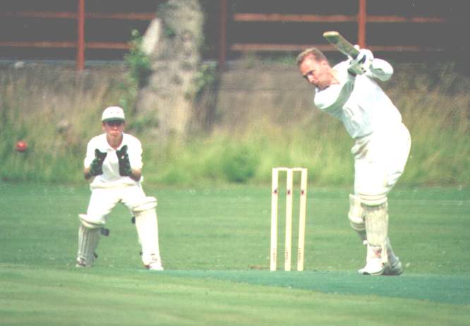 Oliver hits out in a rare aggressive moment at Clackmannan