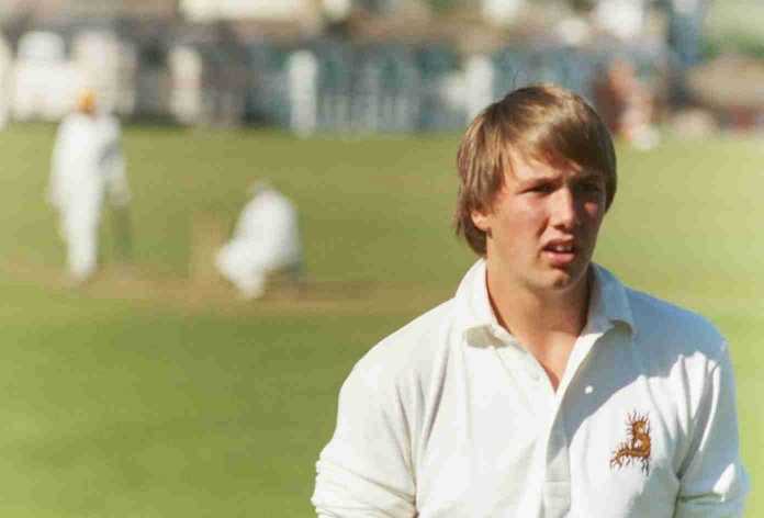 Sam Cook in the field at Bude, August 2005