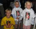 Fraser, Greta and Eliza model the 2007 T-shirt