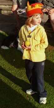 Megan Sharland, co-supporter of the tour 2004